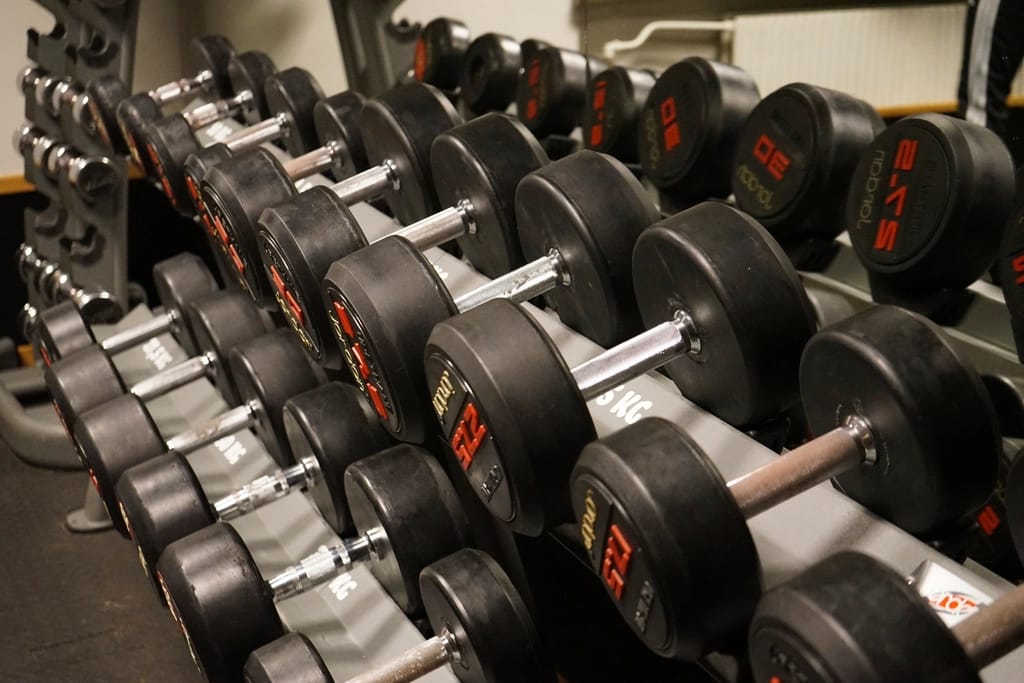WORKOUT ROUTINE FOR BEGINNERS: YOUR EASY GUIDE TO STroNG Dumbbells rack gym